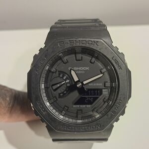 Casio GA-2100 G-Shock Black Resin Analog-Digital Watch